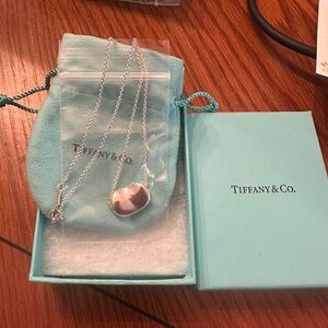 Tiffany & Co. Sterling Silver Perreti Kidney Bean Necklace